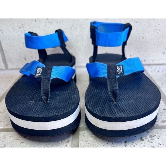Teva Universal Flatform Sandal Blue Black White Unisex Outdoor Waterproof Size 9 main image 2